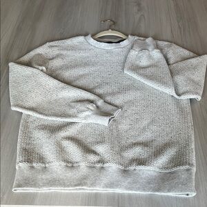 Men's Classic Cream Crewneck Sweater